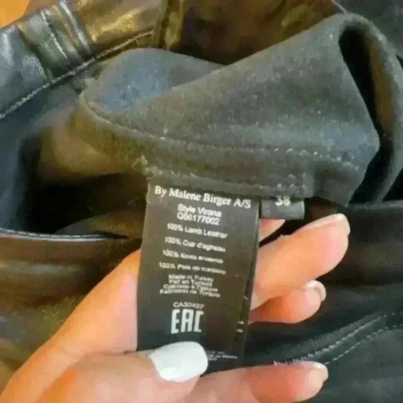 By Malene Birger Pants Virana lambskin leather - Picture 12 of 16